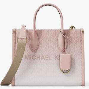 Michael Kors Mirella Small Ombré Signature Logo Crossbody Bag